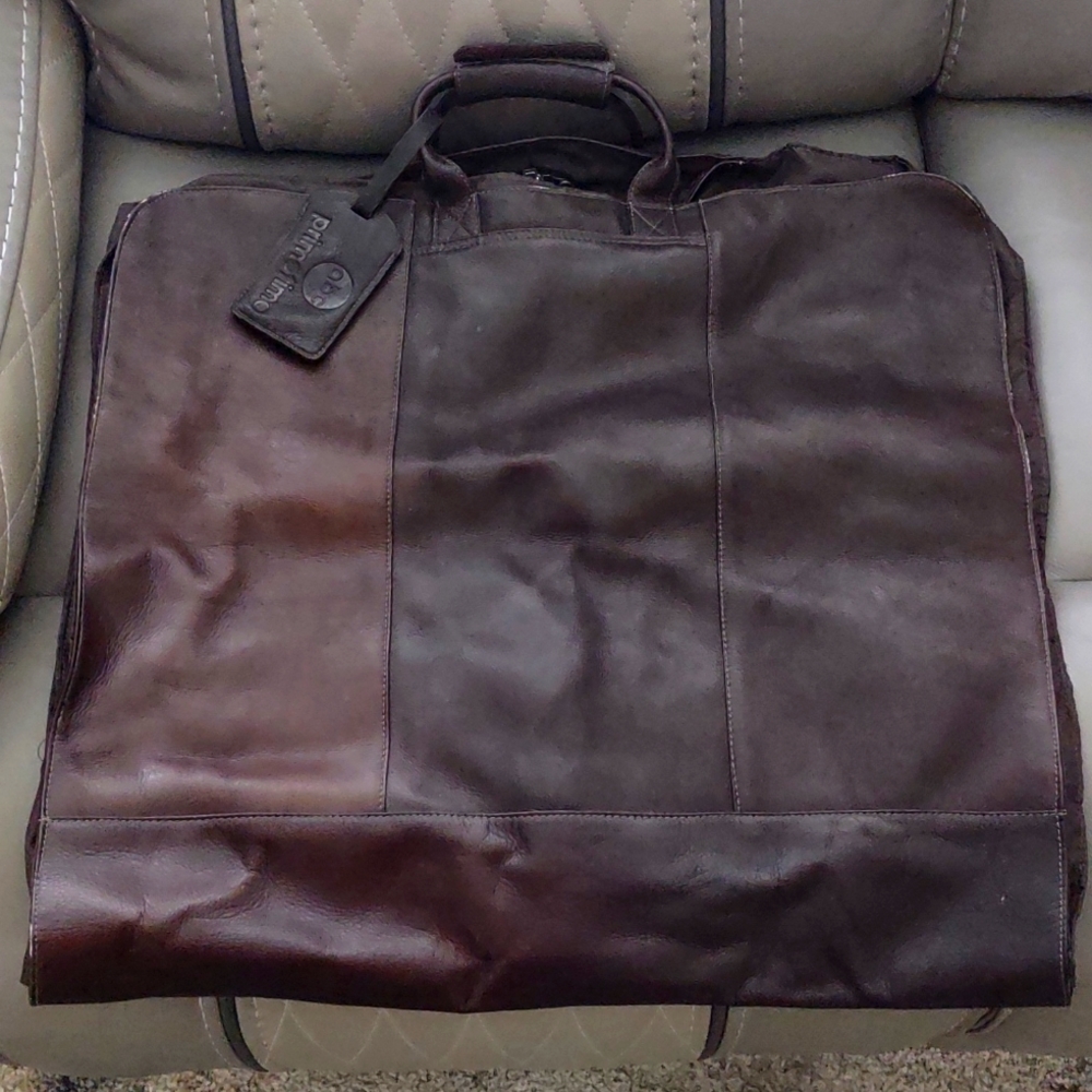 *FINAL PRICE* Vintage Piel ABC Primetime Leather Garment Bag